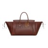 CELINE MEDIUM SMILING NEW LUGGAGE IN SUPPLE SHINY LAMBSKIN 123693GW2.28BK (36*22*16cm) CELINE MEDIUM SMILING NEW LUGGAGE IN SUPPLE SHINY LAMBSKIN 123693GW2.28BK (36*22*16cm)