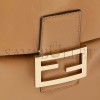 FENDI CAPPUCCINO BROWN LEATHER BACKPACK 8BZ057AYJ1F19P8 (26*23*12cm)
