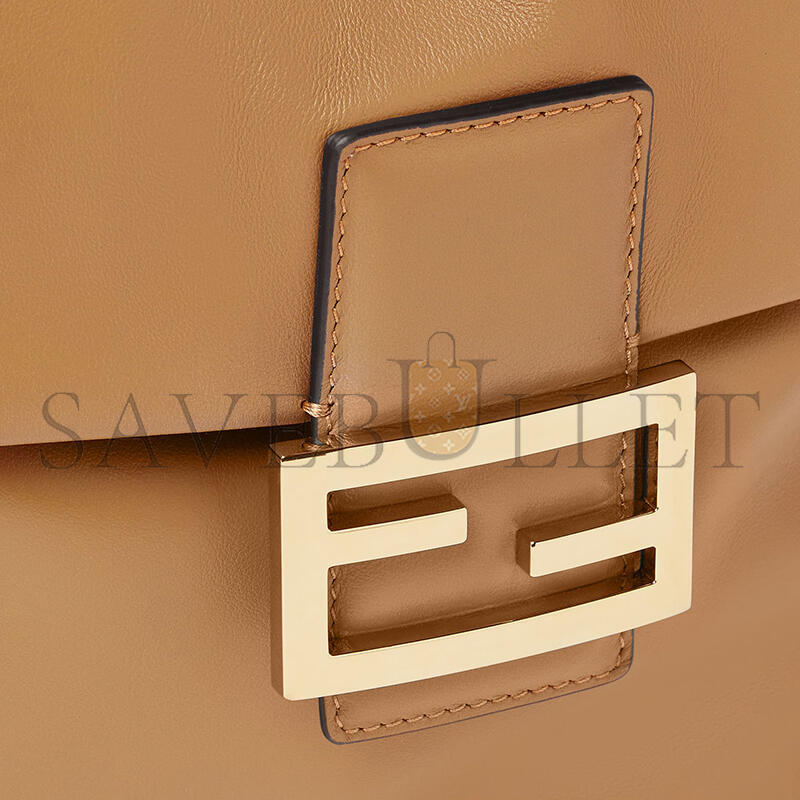 FENDI CAPPUCCINO BROWN LEATHER BACKPACK 8BZ057AYJ1F19P8 (26*23*12cm)