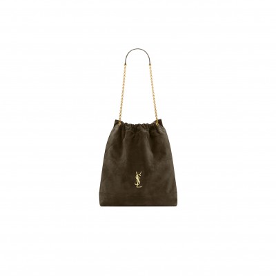 YSL JAMIE LARGE POCHON IN SUEDE 8283501U8P73212 (41*34*5cm)