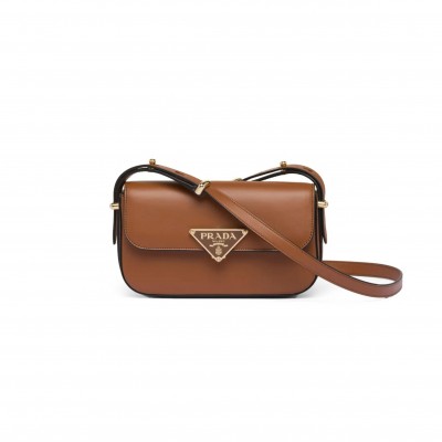 PRADA TRIANGLE LOGO SHOULDER BAG 1BD339 (20.5*10.5*4cm) 