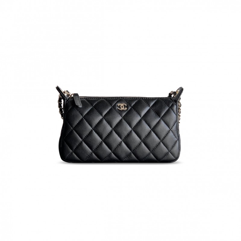CHANEL GRAINED CALFSKIN 25B CLUTCH WITH CHAIN BAG AS4704 (21*12*5.5cm)