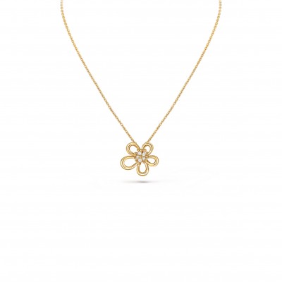 VAN CLEEF ARPELS FLOWERLACE PENDANT VCARPME200