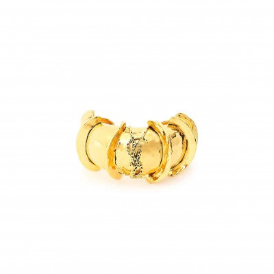YSL WOMEN'S MONOGRAM CUFF BRACELET 757516
