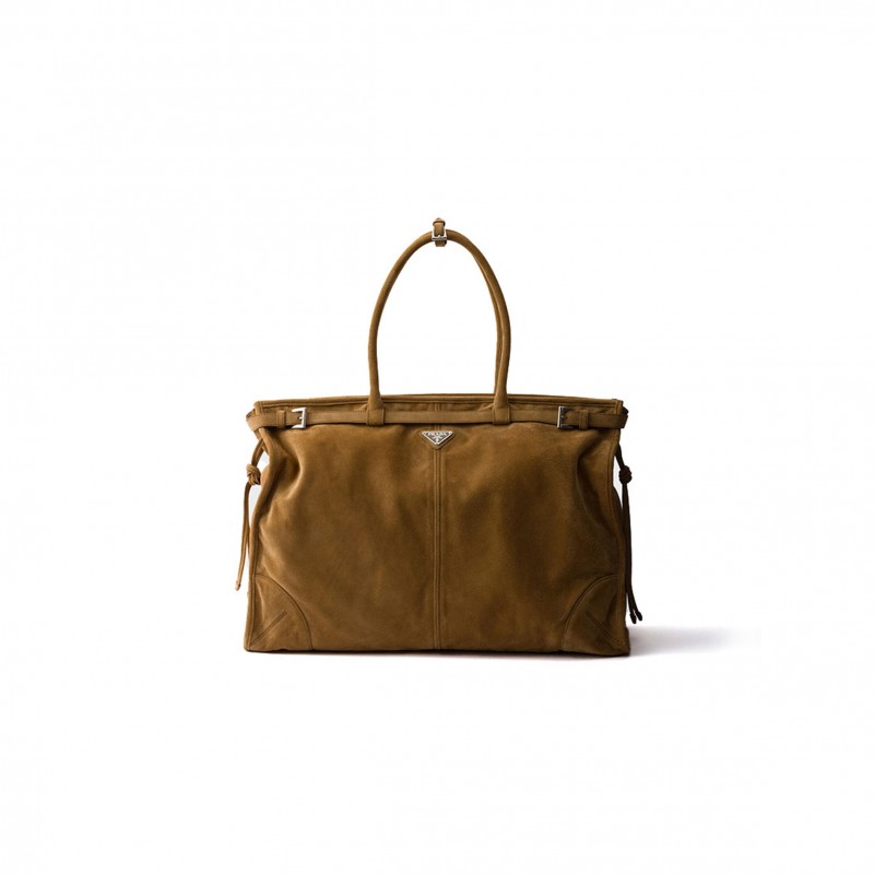 PRADA BONNIE SUEDE TOTE BAG 2VG128 (50*36*17cm)