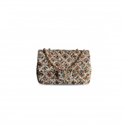 CHANEL MASTER SEQUINED CHAIN BAG (20*14*6cm)
