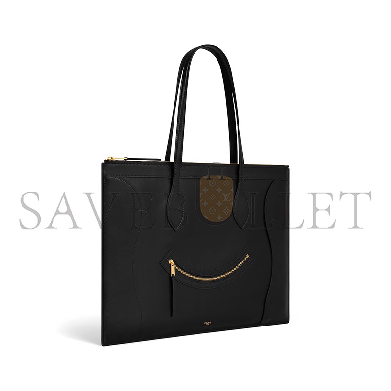 CELINE FLAT CABAS NEW LUGGAGE IN GLOSSY CALFSKIN 123963GW4.38NO (44.5*31.5*0.5cm) CELINE FLAT CABAS NEW LUGGAGE IN GLOSSY CALFSKIN 123963GW4.38NO (44.5*31.5*0.5cm)