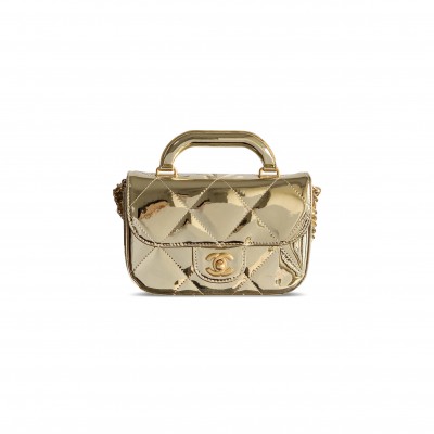 CHANEL MINI FLAP BAG WITH TOP HANDLE AS5805 (18.5*13*4.5cm)