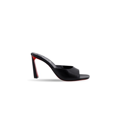 CHRISTIAN LOUBOUTIN CONDORA 85 LEATHER MULES 