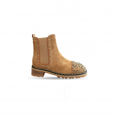CHRISTIAN LOUBOUTIN CHRISTIAN LOUBOUTIN CHASSE A CLOU LEATHER CHELSEA BOOTS 