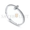 TIFFANY TT1 WIDE DIAMOND HINGED BANGLE IN WHITE GOLD 68127394 TIFFANY TT1 WIDE DIAMOND HINGED BANGLE IN WHITE GOLD 68127394