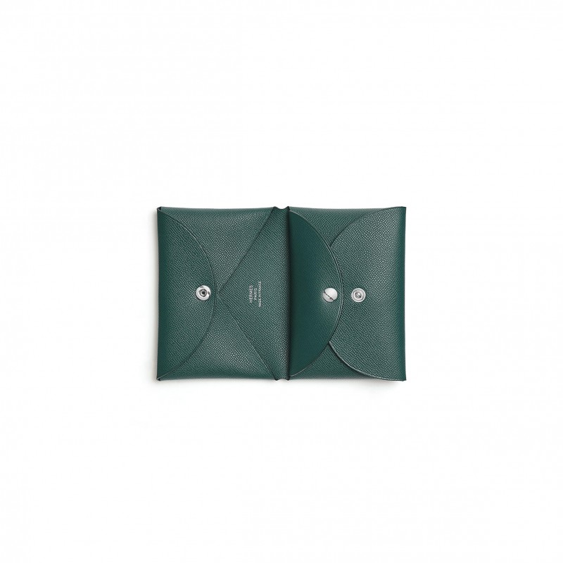 HERMES CALVI DUO COMPACT CARD HOLDER (10.5*7*1.3cm)