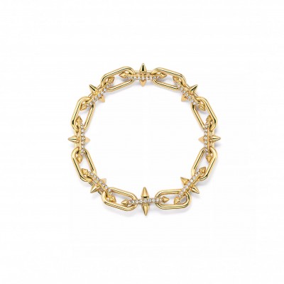 TIFFANY TITAN BY PHARRELL WILLIAMSLINK BRACELET IN GOLD WITH DIAMONDS 73469902
