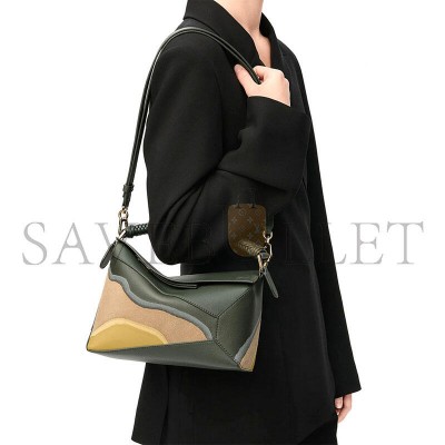 LOEWE SMALL PUZZLE EDGE LANDSCAPE BAG IN NAPPA CALFSKIN A510P60XB0-5686 (24*16.5*10.5cm) LOEWE SMALL PUZZLE EDGE LANDSCAPE BAG IN NAPPA CALFSKIN A510P60XB0-5686 (24*16.5*10.5cm)