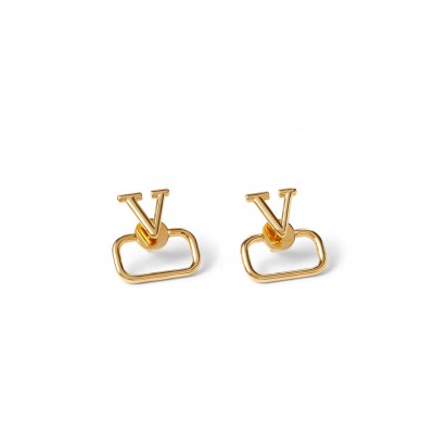 VALENTINO VLOGO SIGNATURE METAL EARRINGS WJ0S35METCS4
