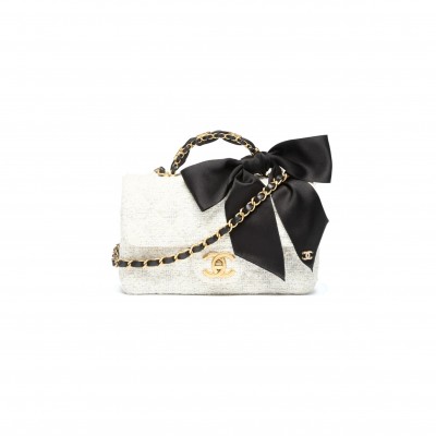 CHANEL MINI FLAP BAG WITH TOP HANDLE AS5875 (20*13*6cm)