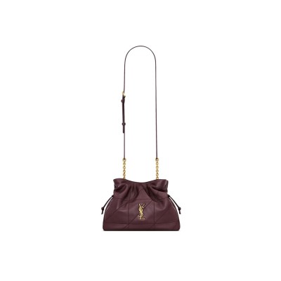 YSL JAMIE SHOULDER POUCH IN LAMBSKIN 862712AAB326195 (26*18*12.5cm)