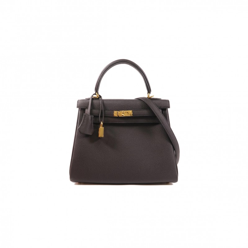 HERMES MASTER KELLY 25 TOGO GOLD HARDWARE (25*17*7cm)