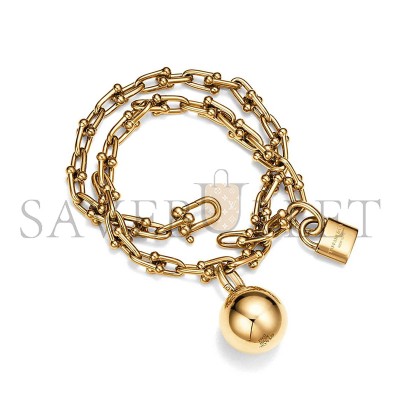 TIFFANY HARDWEAR CHAIN WRAP BRACELET IN 18K YELLOW GOLD 61699317