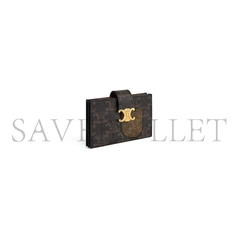 CELINE ACCORDEON CARD HOLDER NINO IN TRIOMPHE CANVAS 10N842CQH.04LU (11*7*2.5cm) CELINE ACCORDEON CARD HOLDER NINO IN TRIOMPHE CANVAS 10N842CQH.04LU (11*7*2.5cm)