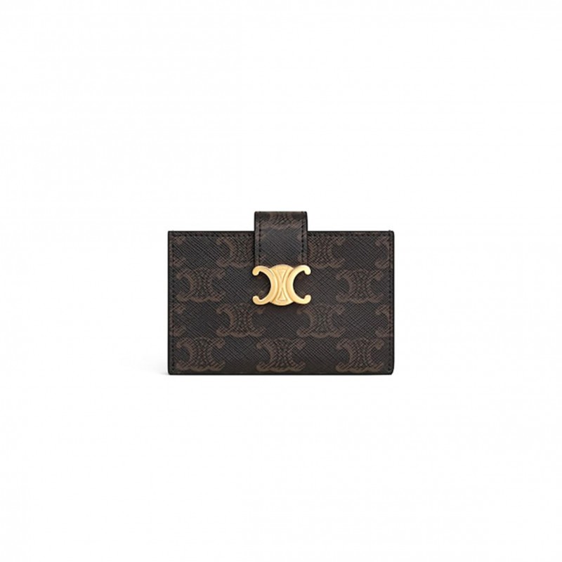 CELINE ACCORDEON CARD HOLDER NINO IN TRIOMPHE CANVAS 10N842CQH.04LU (11*7*2.5cm) CELINE ACCORDEON CARD HOLDER NINO IN TRIOMPHE CANVAS 10N842CQH.04LU (11*7*2.5cm)