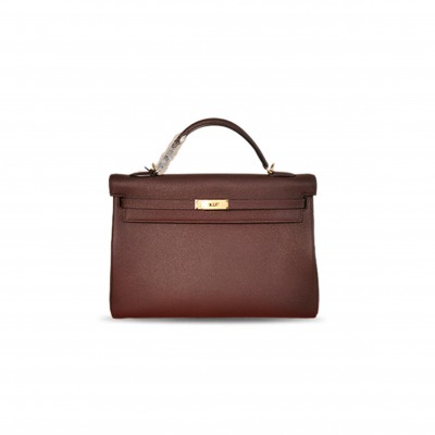 HERMÈS HAVANE TOGO KELLY 40 HANDBAG (40*28*15cm) HERMÈS HAVANE TOGO KELLY 40 HANDBAG (40*28*15cm)
