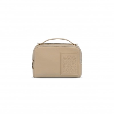 LOEWE MINI CROSSBODY CAMERA BAG IN SATIN CALFSKIN C565R41X05 (18*13*8.5cm)