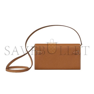HERMES MASTER KELLY CLASSIQUE TO GO WALLET EPSOM H080253CC37 (20*12*2cm) HERMES MASTER KELLY CLASSIQUE TO GO WALLET EPSOM H080253CC37 (20*12*2cm)