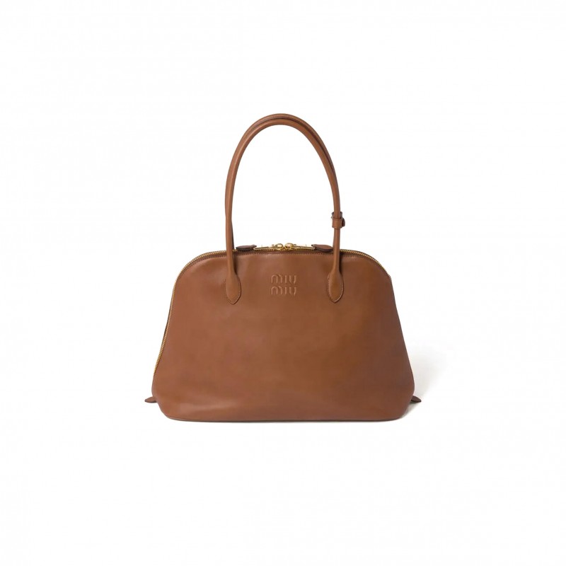 MIU MIU LEATHER TOP HANDLE BAG 5BA289 (38*27*16cm)