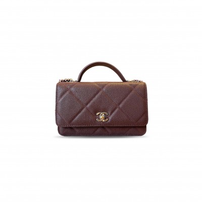 CHANEL 25K WOC QUILTED CHAIN BAG A96170 (19*12*4cm)