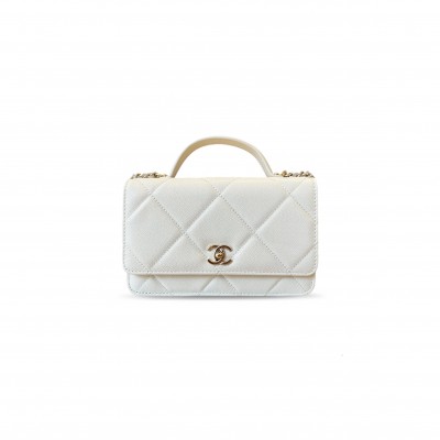 CHANEL 25K WOC QUILTED CHAIN BAG A96170 (19*12*4cm)