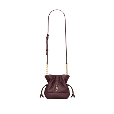 YSL JAMIE MINI SHOULDER POUCH IN LAMBSKIN 859174AAB326195 (15.5*14.5*8cm)