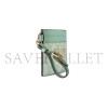 GUCCI GG EMBLEM CARD CASE WITH STRAP 819121 (10*7cm)