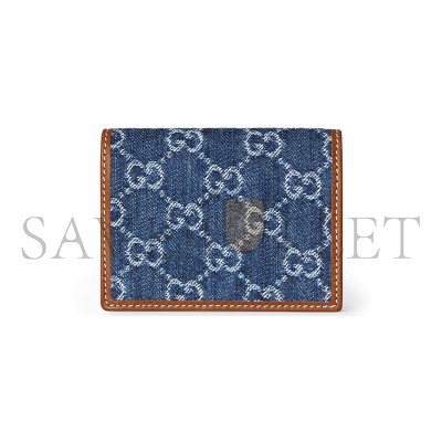 GUCCI GG EMBLEM SMALL WALLET 820692 (11*8.5*3cm)