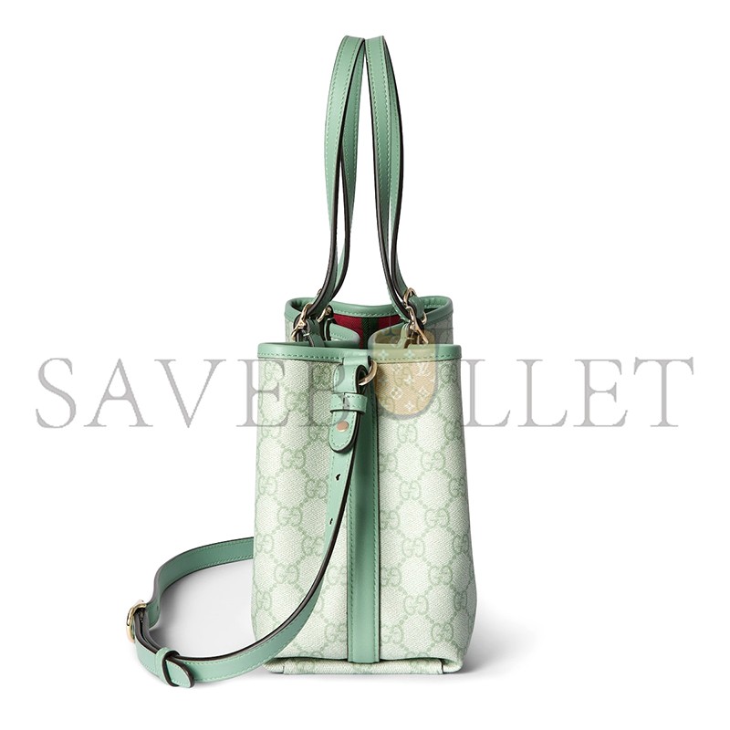 GUCCI GG EMBLEM MEDIUM TOTE BAG 815214 (30*18*11cm)