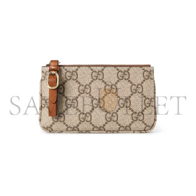 GUCCI GG EMBLEM KEY POUCH 819113 (12*7.5cm) GUCCI GG EMBLEM KEY POUCH 819113 (12*7.5cm)