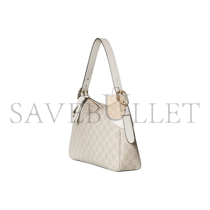 GUCC GG EMBLEM MEDIUM SHOULDER BAG 815216 (31.5*21*8cm)