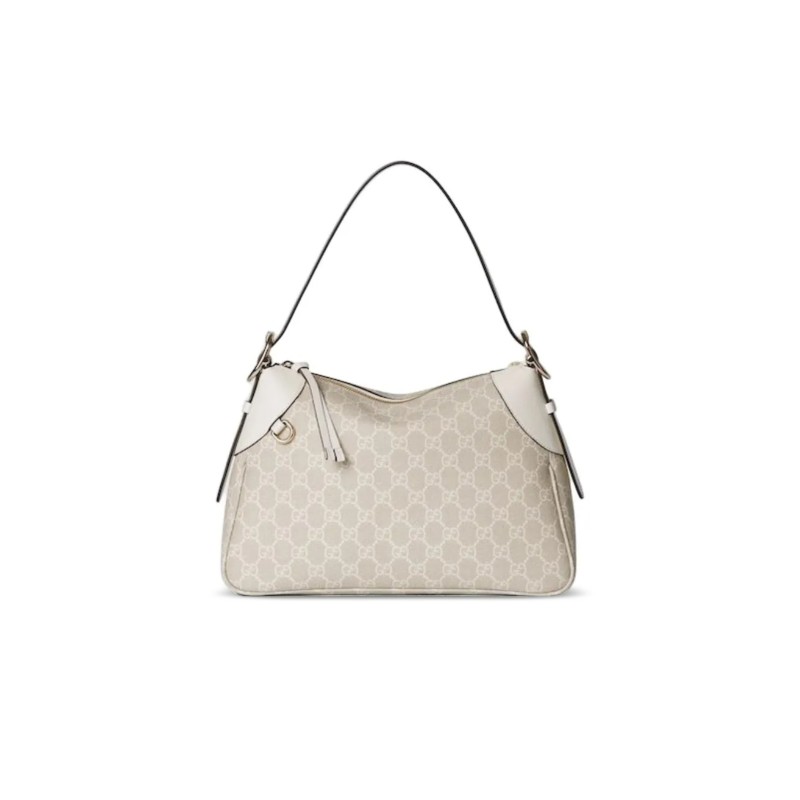 GUCC GG EMBLEM MEDIUM SHOULDER BAG 815216 (31.5*21*8cm)
