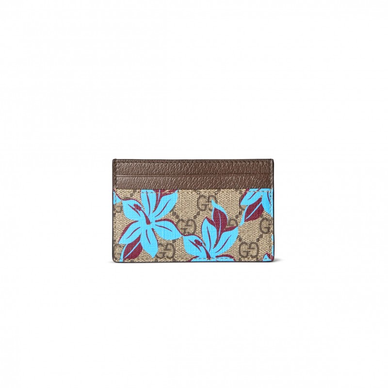 GUCCI GG PRINTED CARD CASE WALLET 841149 (11*7cm)