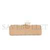 CHANEL JUMBO CLASSIC DOUBLE FLAP BAG BEIGE CAVIAR GOLD HARDWARE (30*21*9cm)