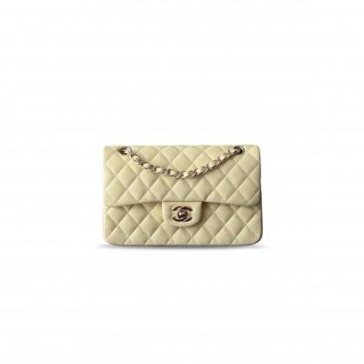 CHANEL LAMBSKIN SMALL CLASSIC FLAP BAG A01112 (23*14*6.5cm) 