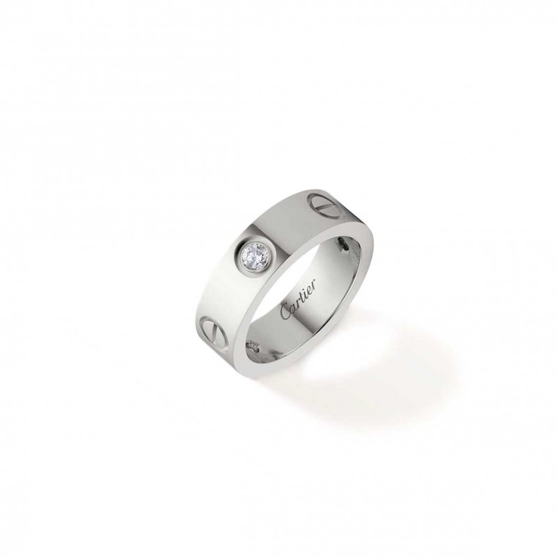 CARTIER LOVE RING, CLASSIC MODEL, 3 DIAMONDS CRB4032500 CARTIER LOVE RING, CLASSIC MODEL, 3 DIAMONDS CRB4032500
