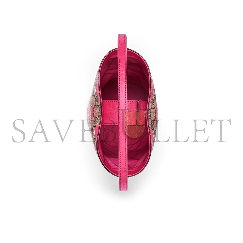 GUCCI CHILDREN'S PRINTED GG BUCKET BAG 752356 (18.5*16.5*7cm)