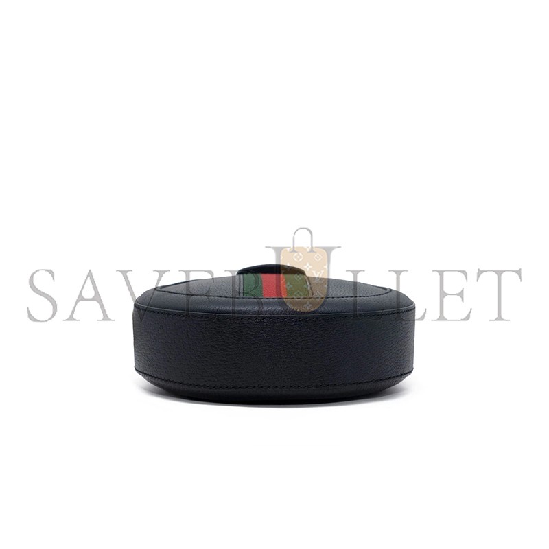 GUCCI OPHIDIA MINI ROUND SHOULDER BAG ‎550618 (18*18*4.5cm)