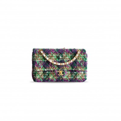 CHANEL WOOL CHAIN BAG  (25.5*15.5*6.5cm)