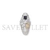 CARTIER EMERALD AND ONYX PARROT RING BY CARTIER 