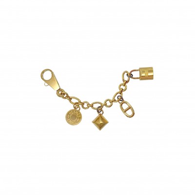 HERMÈS GOLD METAL OLGA CHARM HERMÈS GOLD METAL OLGA CHARM