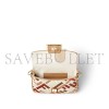 FENDI BAGUETTE MINI CANVAS BAG WITH MULTICOLOUR FF EMBROIDERY 8BS017AYDFF1TVK (20*13*5cm)