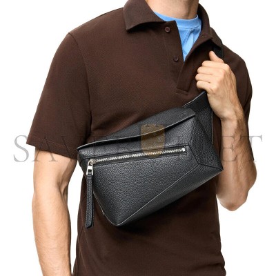 LOEWE SMALL PUZZLE BUMBAG IN GRAINED CALFSKIN B510SEBX08 (24*16*10.5cm)