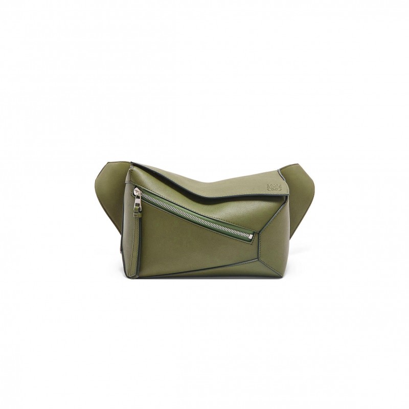 LOEWE SMALL PUZZLE EDGE BUMBAG IN CLASSIC CALFSKIN B510SEBX02 (24*16*10.5cm)